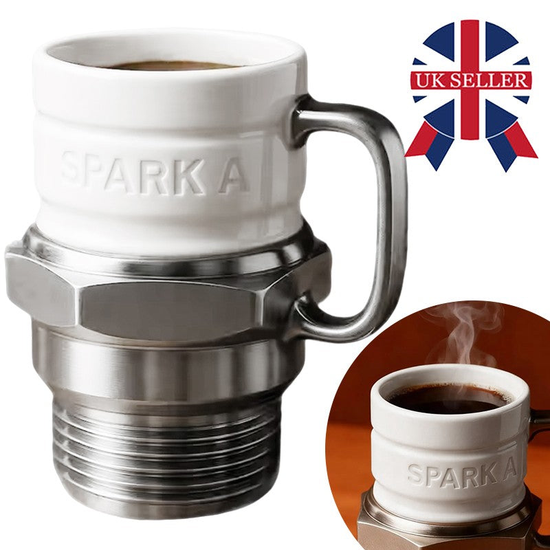 Spark Plug Mug — Novelty Coffee Mug for Car Lovers