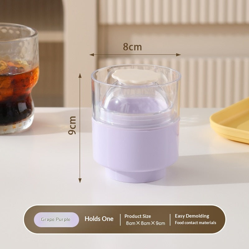 Whisky Ice Ball Mould — 6cm Leak-Proof Ice Sphere Maker
