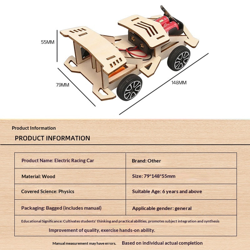 STEM Electric Racing Car Kit — Build-It-Yourself Science Toy