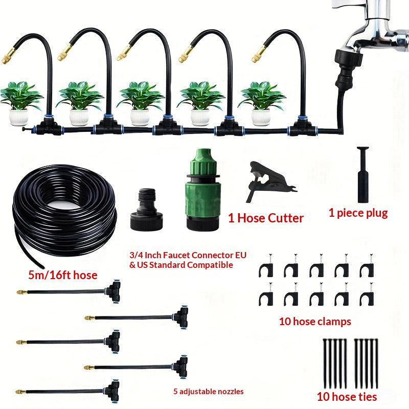 Drip Irrigation Kit — DIY Automatic Garden Watering System
