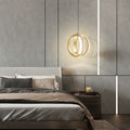 Ring Pendant Light — Minimalist LED Bedside Ceiling Lamp