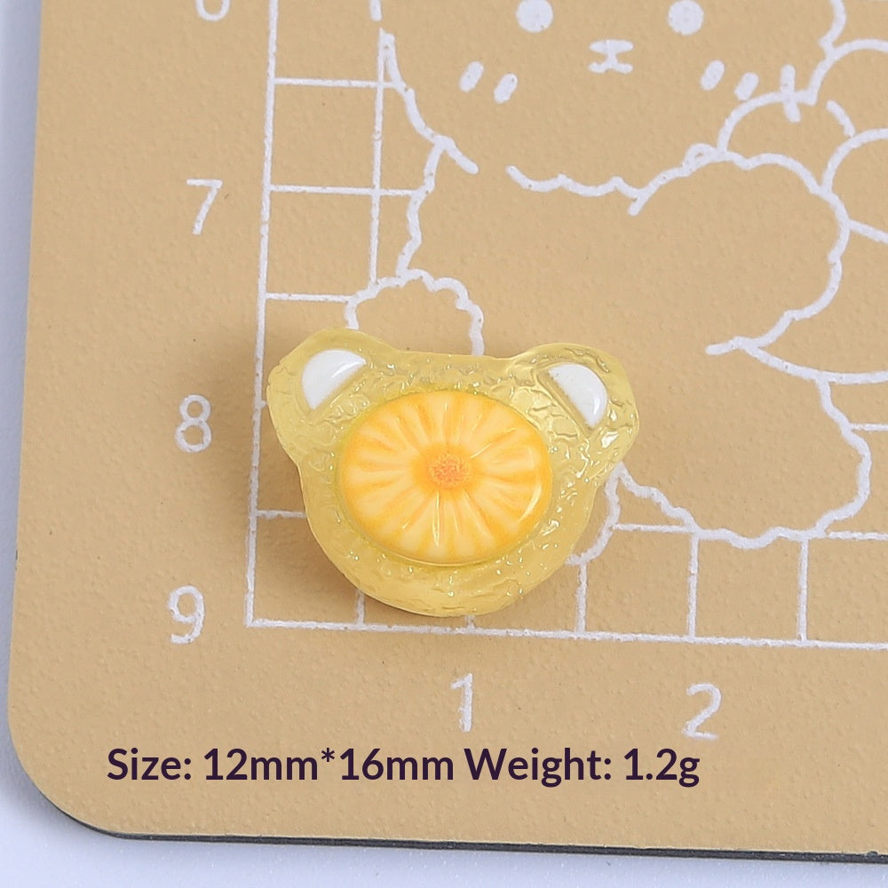 Fake Ice Fruit Resin Pieces — DIY Craft & Slime Decoration Set
