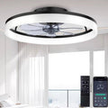 Ceiling Fan Light — Nordic Smart Fan with LED Lighting