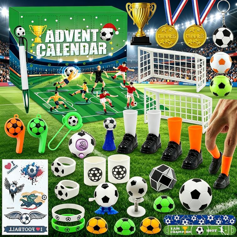 Football World Cup 2026 Advent Calendar — 24-Day Surprise Blind Box