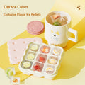 Cookie-Shaped Ice Cube Tray — Reusable Mould with Lid
