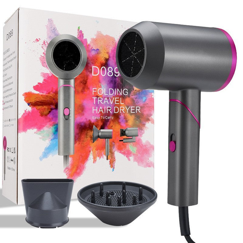 Foldable Hair Dryer — High Power, Packs Flat for Travel