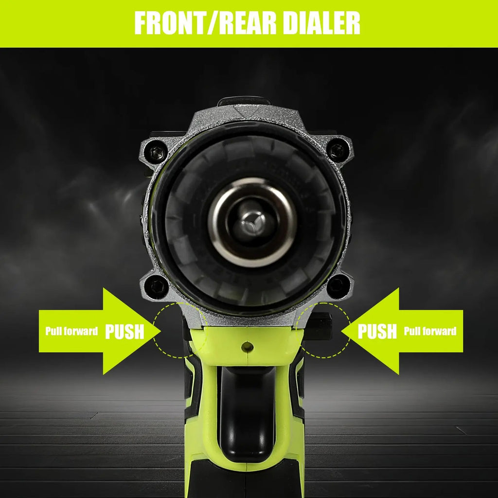 21V Cordless Impact Drill — Hammer Drill & Screwdriver Set