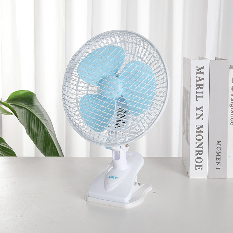 Clamp-On Bedside Fan — Oscillating Fan for Beds & Desks