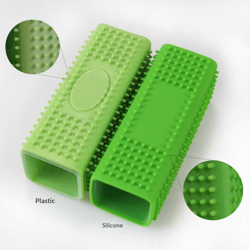 Scalp Massage Brush — Silicone Shampoo & Exfoliating Brush