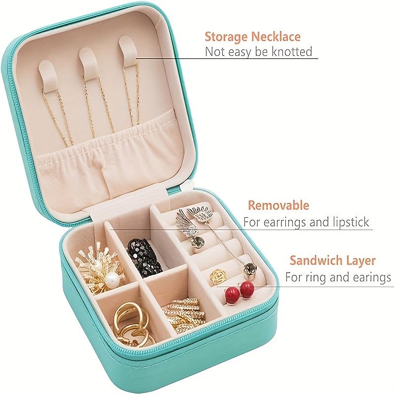 Travel Jewellery Box — 15-Piece PU Leather Organiser Set