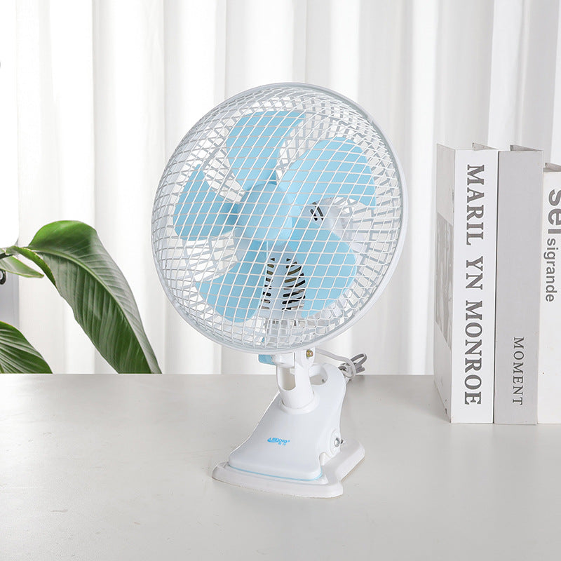 Clamp-On Bedside Fan — Oscillating Fan for Beds & Desks
