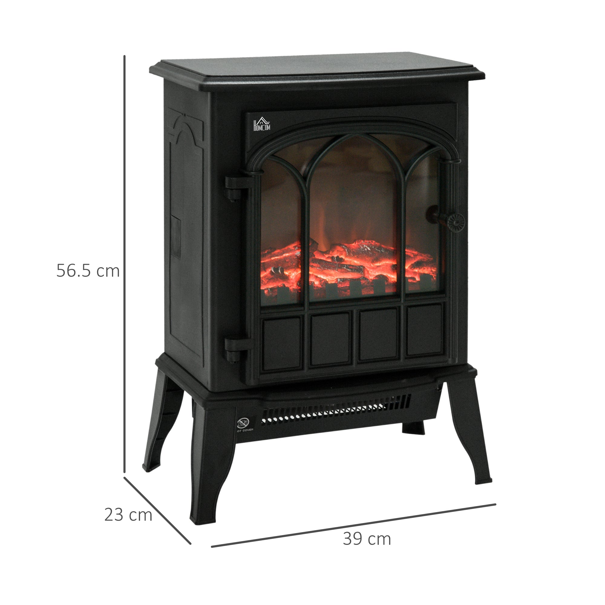 Electric stove controls
