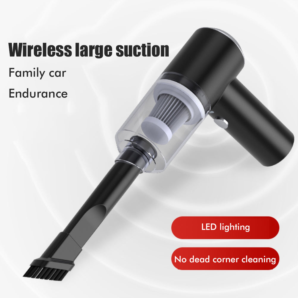 Cordless Car Vacuum — Wet & Dry Handheld Cleaner with Blower