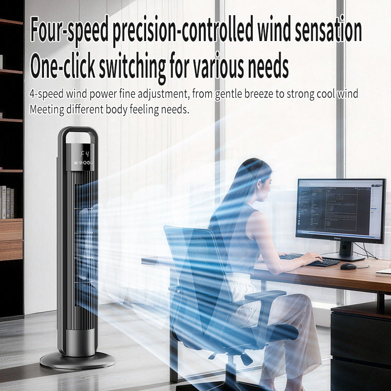 Tower Fan with Remote — Slim Oscillating Fan for Home & Office