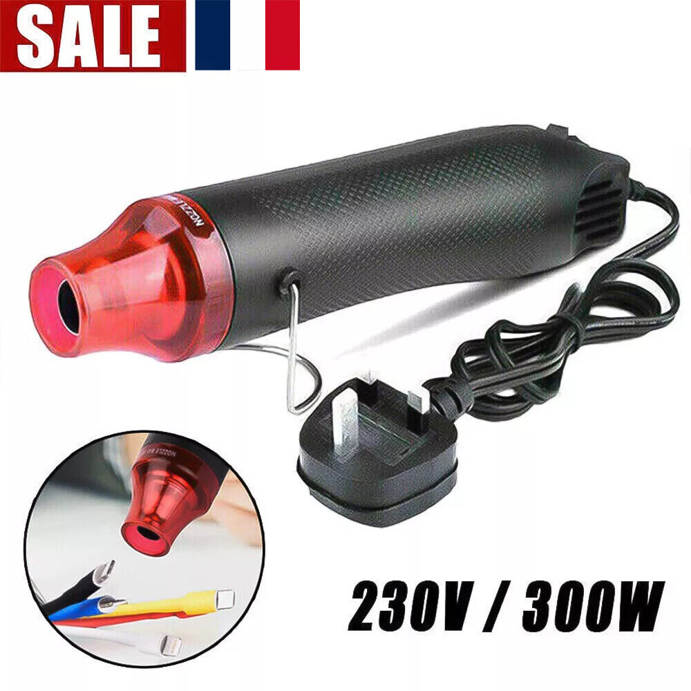 300W Portable Hot Air Gun, Mini Portable Heat Gun For DIY, Crafts, Shrink Wrapping