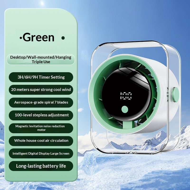 Air Circulator Desk Fan — Compact Smart Circulation Fan