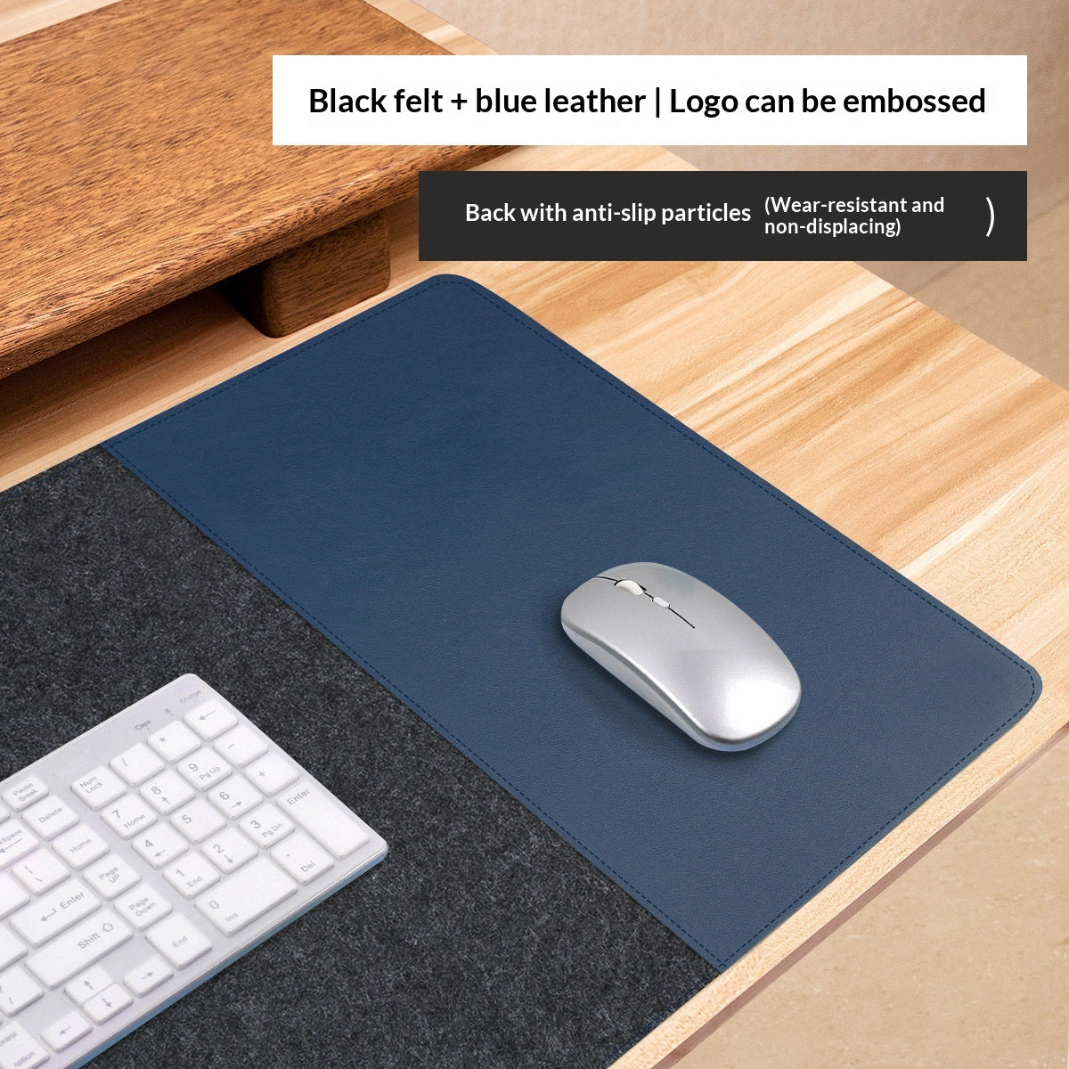 Extra-Large Desk Mat — Non-Slip Gaming Mouse Pad & Book Rest