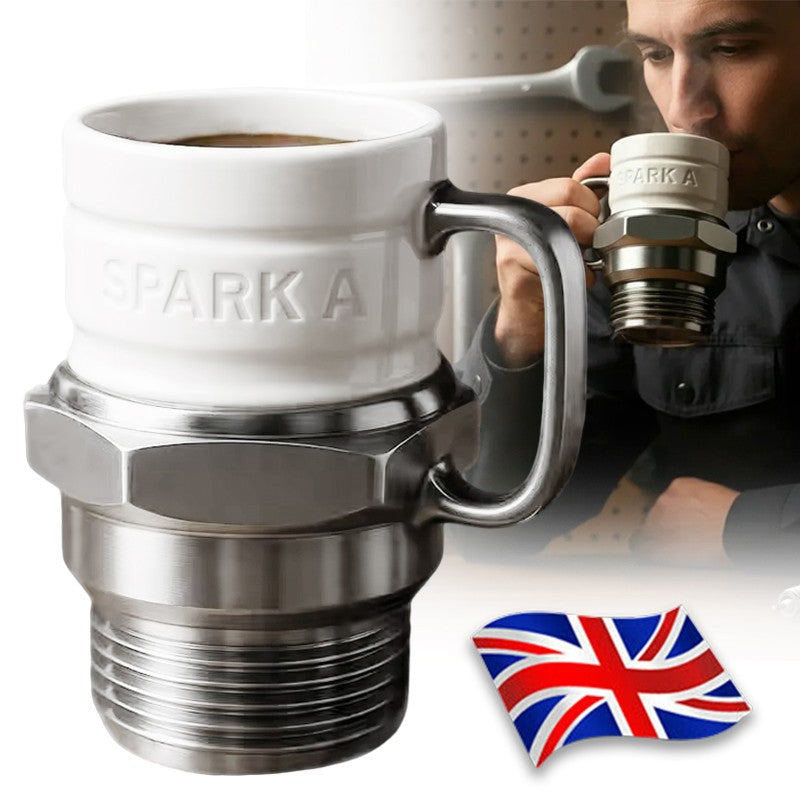 Spark Plug Mug — Novelty Coffee Mug for Car Lovers