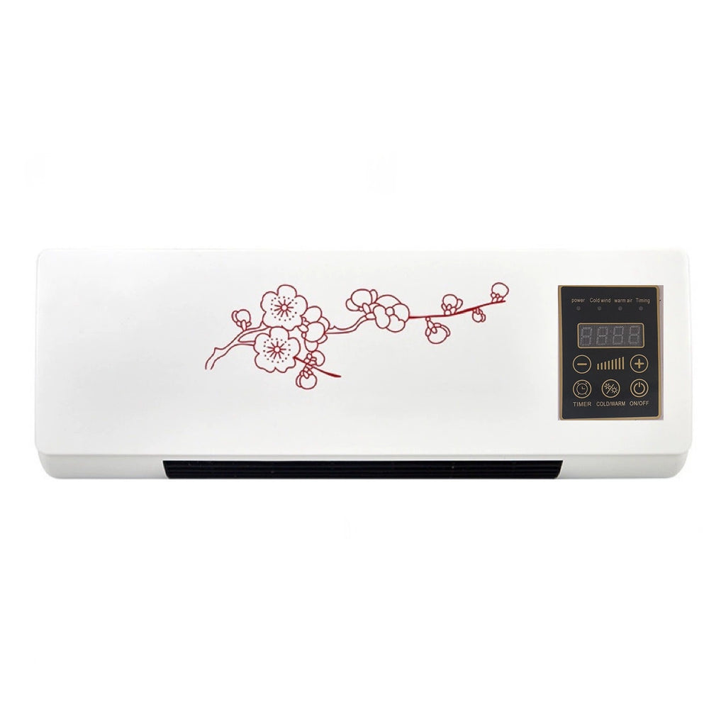 2-in-1 Heating & Cooling Fan — Compact for Bathroom, Desk & Bedside