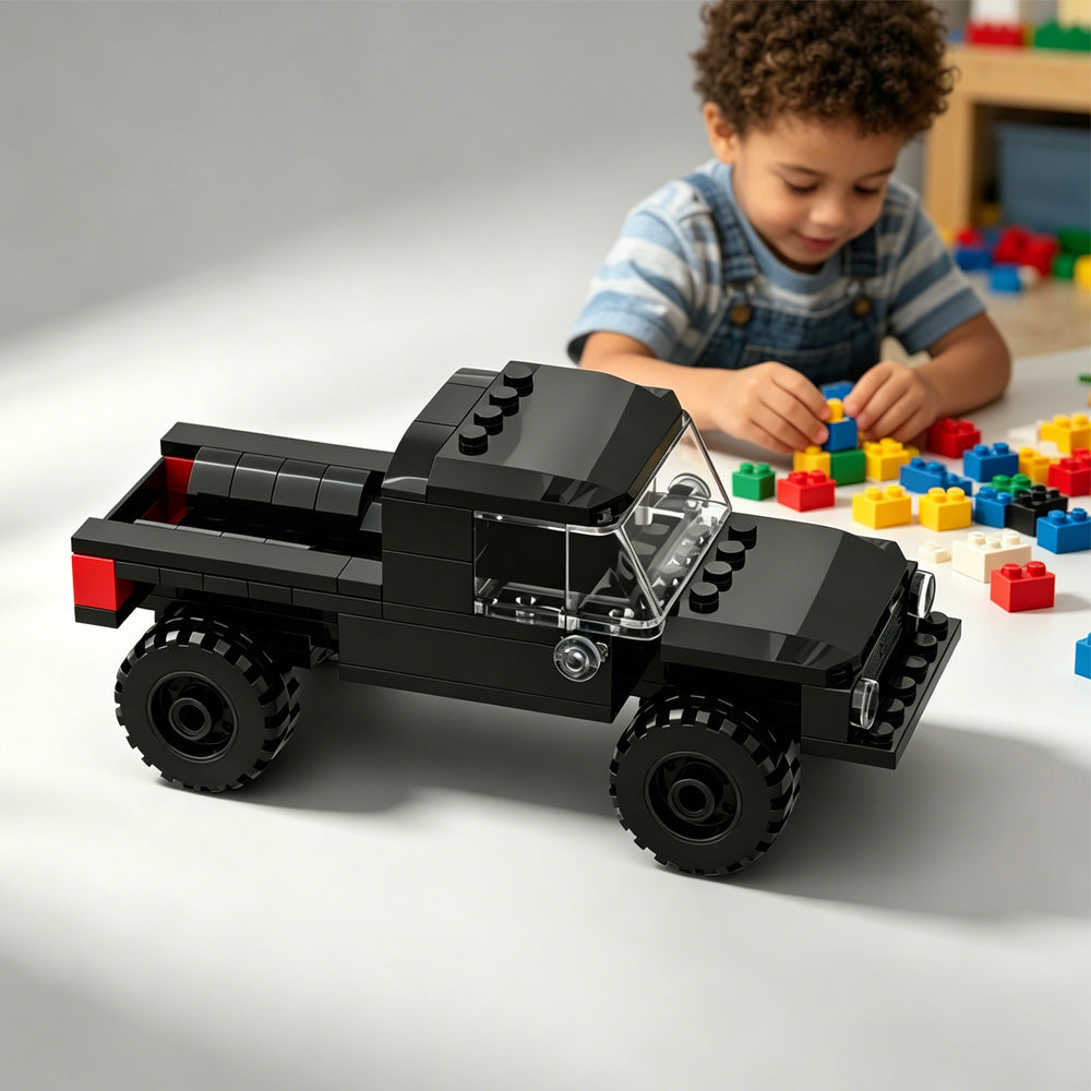 Off-Road Truck Building Blocks — 85-Piece Kit for Kids & Adults