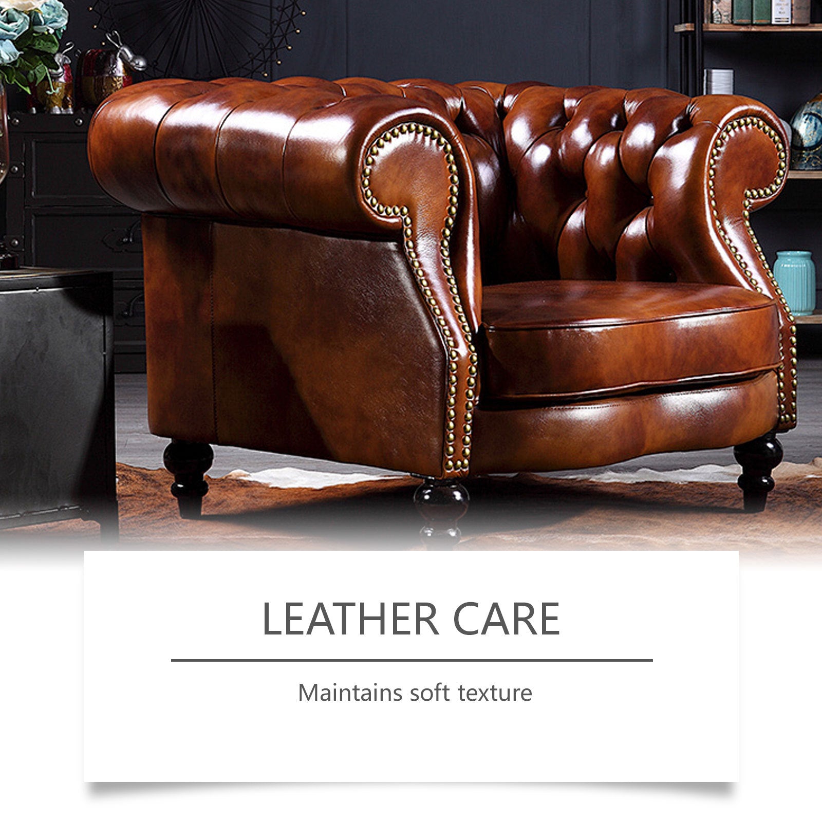 Leather Care Spray — Cleaner & Conditioner for Sofas, Bags & Car Seats