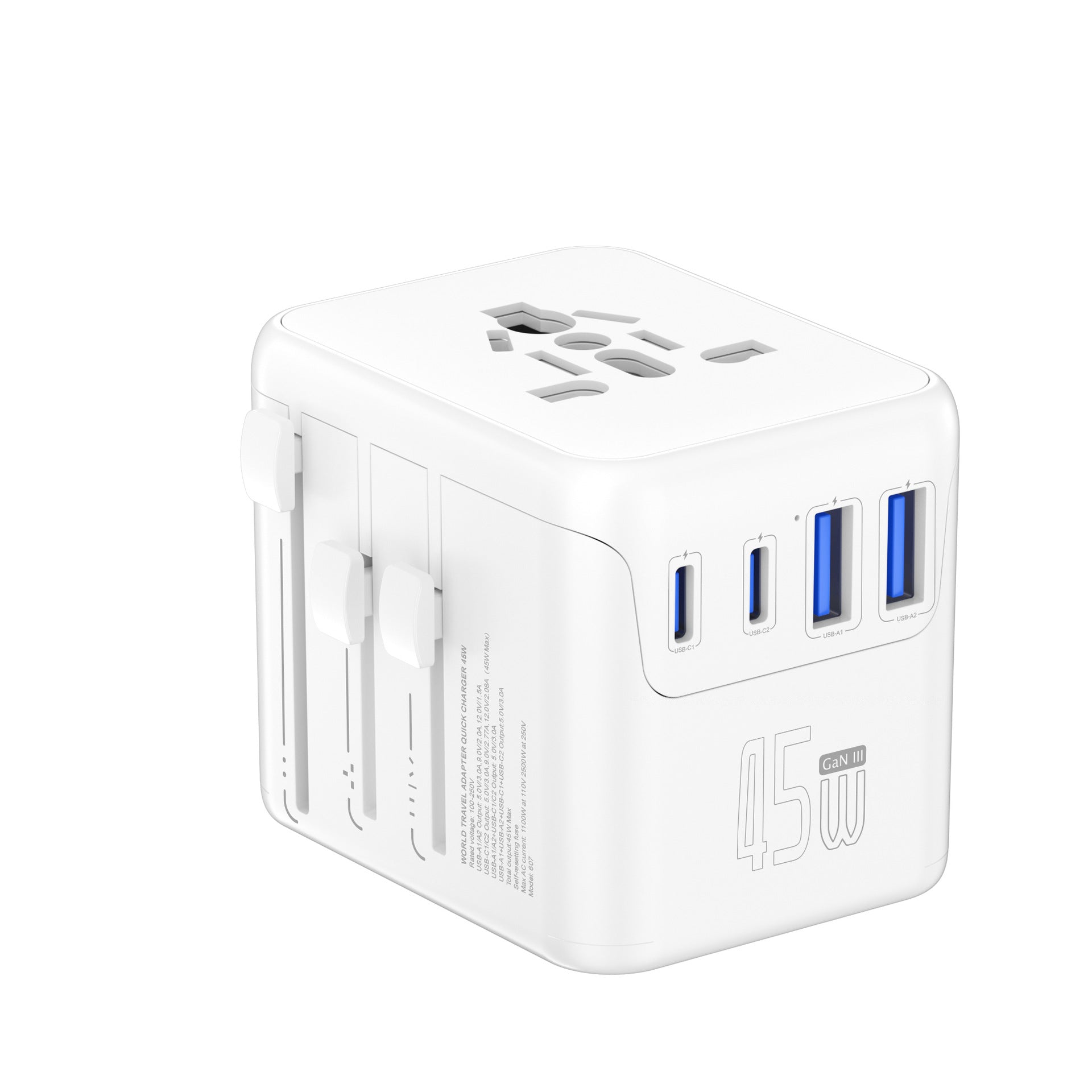 Multifunctional Wireless Travel Plug Adapter