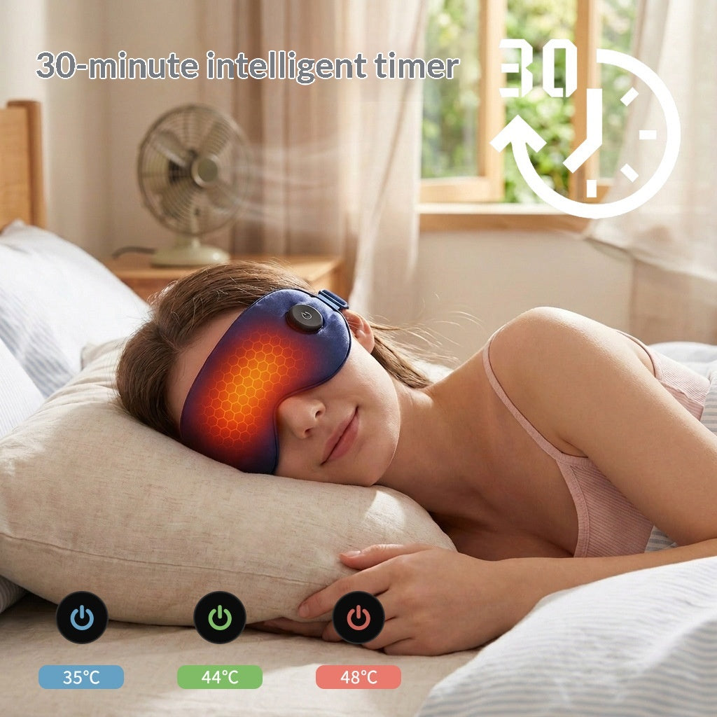 Blackout Sleep Mask — Detachable Light-Blocking Eye Mask