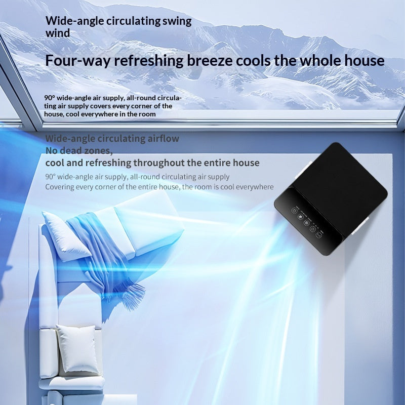 Oscillating Mini Fan — Portable Desk Cooling Fan