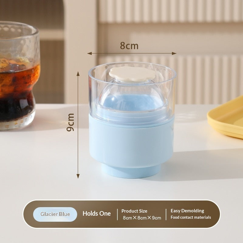 Whisky Ice Ball Mould — 6cm Leak-Proof Ice Sphere Maker