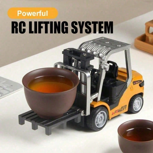 App-Controlled RC Forklift Truck — Alloy Construction Toy