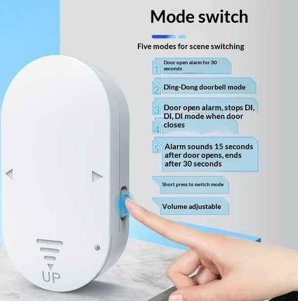 Door Left Open Alarm — Voice Reminder Sensor