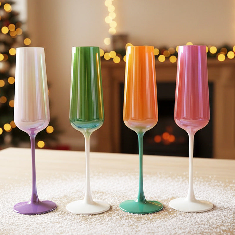 Champagne Flutes — French-Style Stemmed Sparkling Wine Glasses