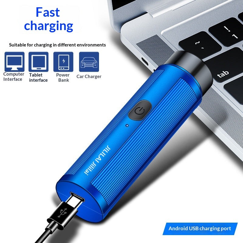 Mini Electric Shaver — Single-Head Pocket Razor