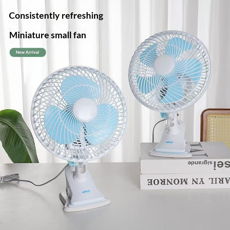 Clamp-On Bedside Fan — Oscillating Fan for Beds & Desks