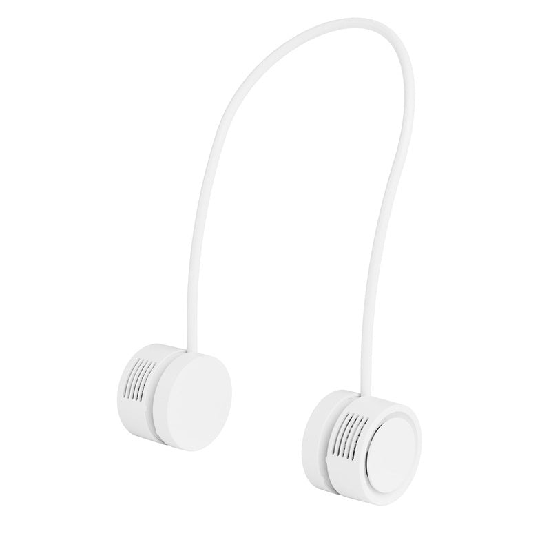 Hands-Free Neck Fan — USB Rechargeable Wearable Cooling