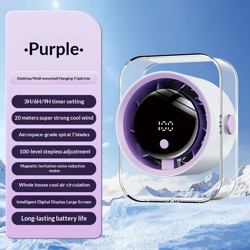 Air Circulator Desk Fan — Compact Smart Circulation Fan