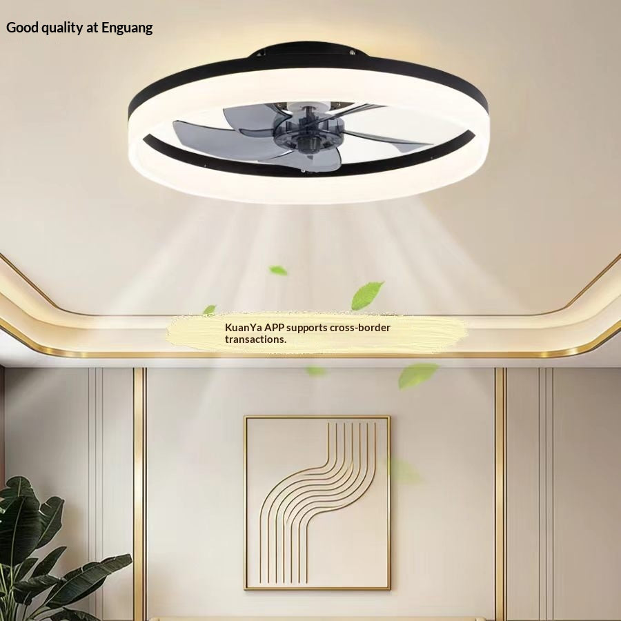 Ceiling Fan Light — Nordic Smart Fan with LED Lighting