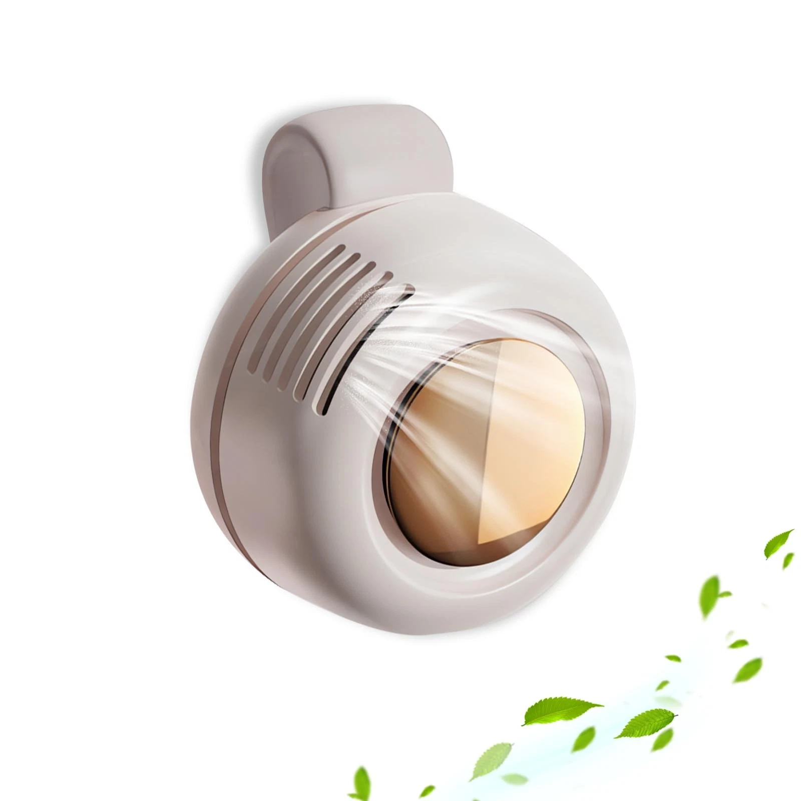 Clip-On Bladeless Fan — Silent Wearable 3-Speed Cooling