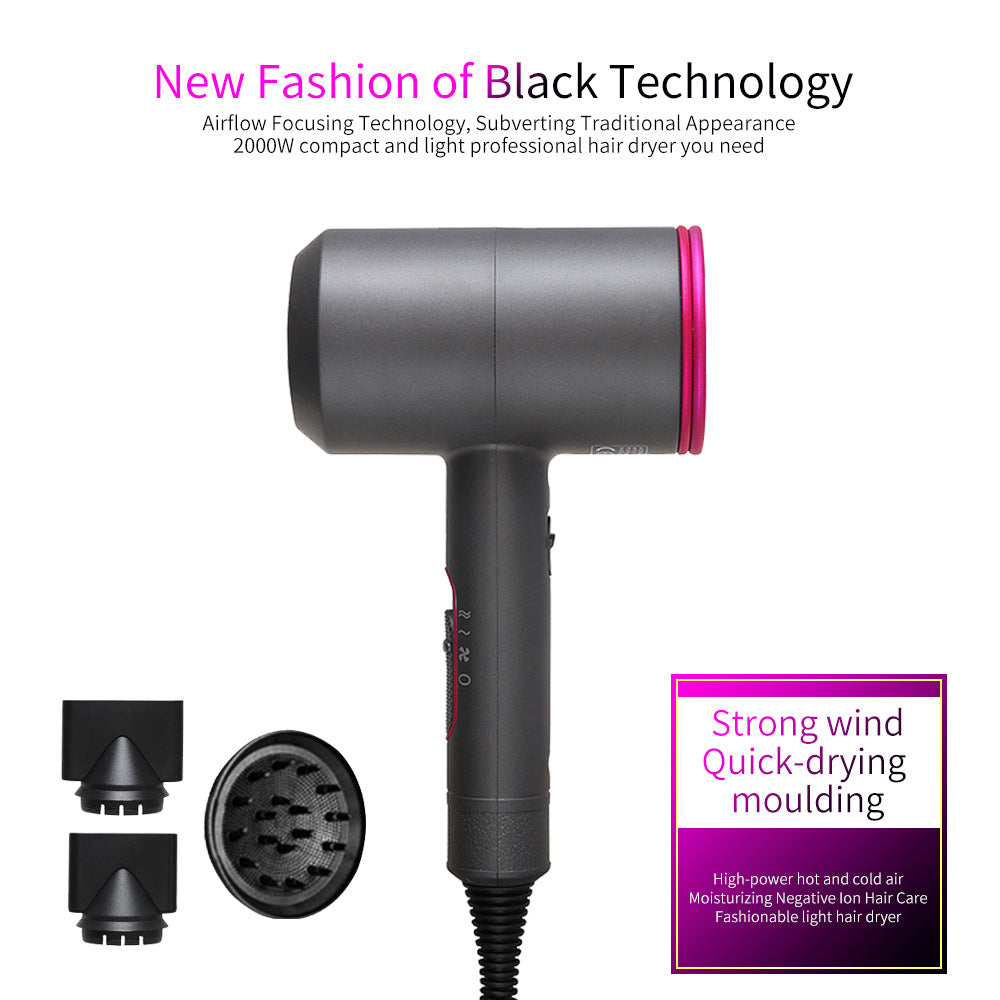 Foldable Hair Dryer — High Power, Packs Flat for Travel
