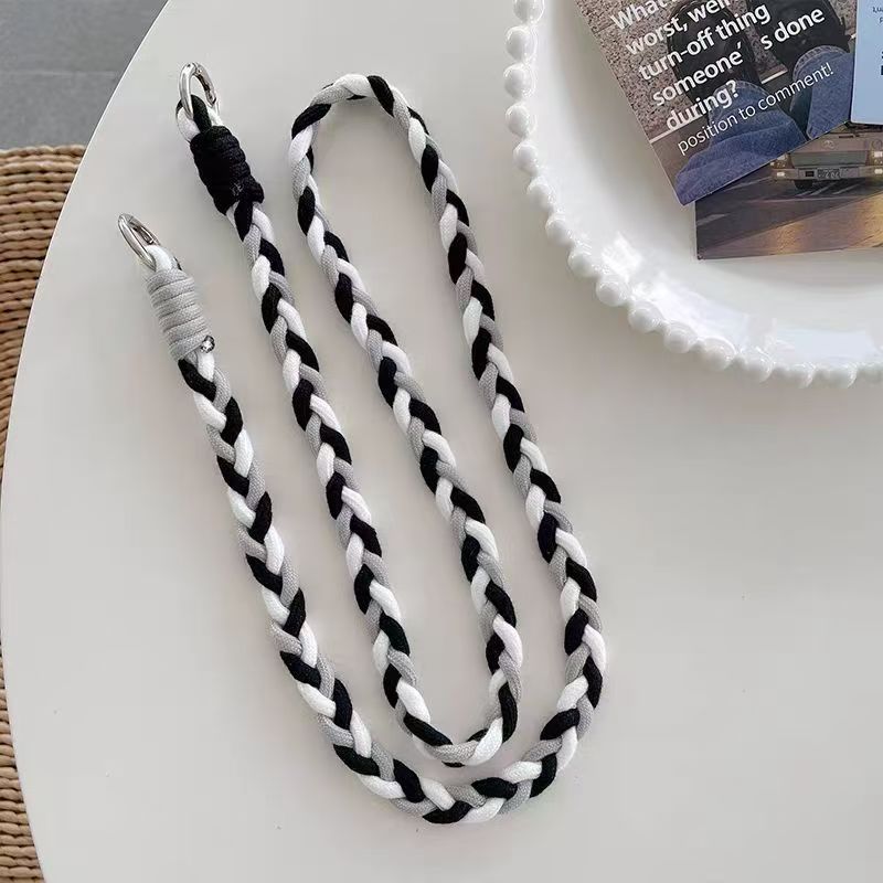 Braided Phone Lanyard — Long Crossbody Strap
