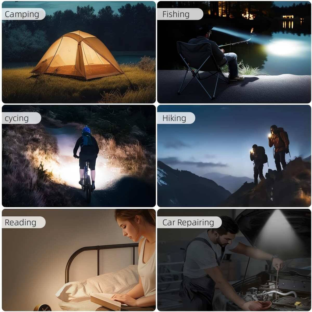 Ultra-Slim EDC Pocket Torch — Magnetic Base, COB Light & Strobe
