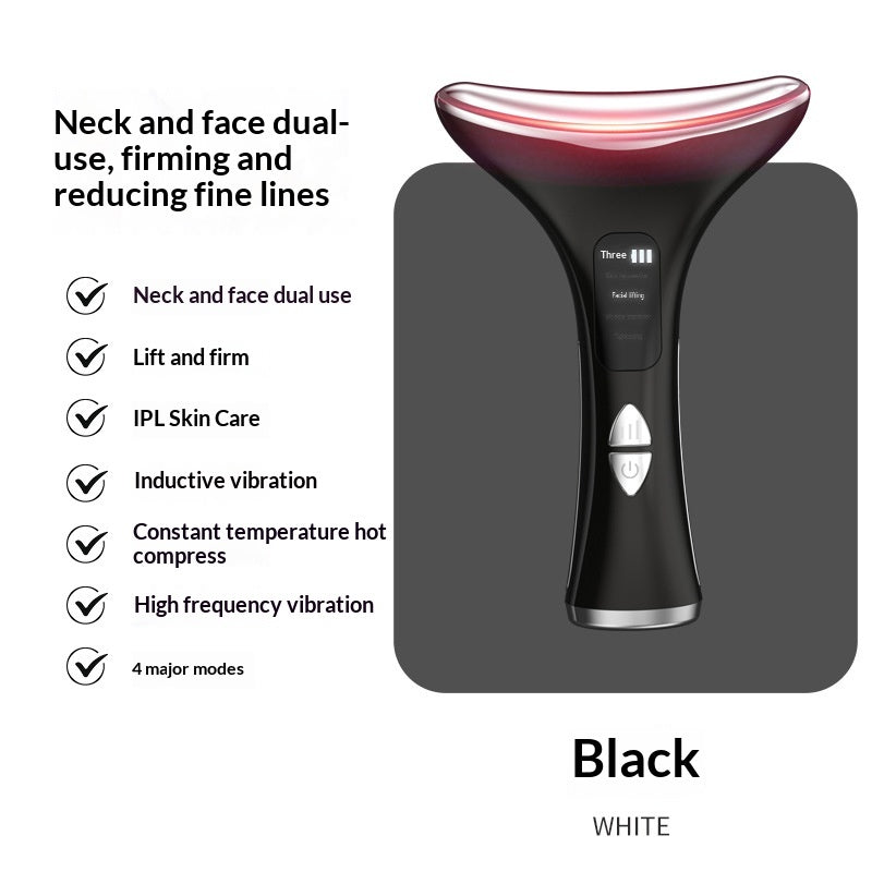 LED Neck & Chin Massage Device — Rechargeable Toning Tool