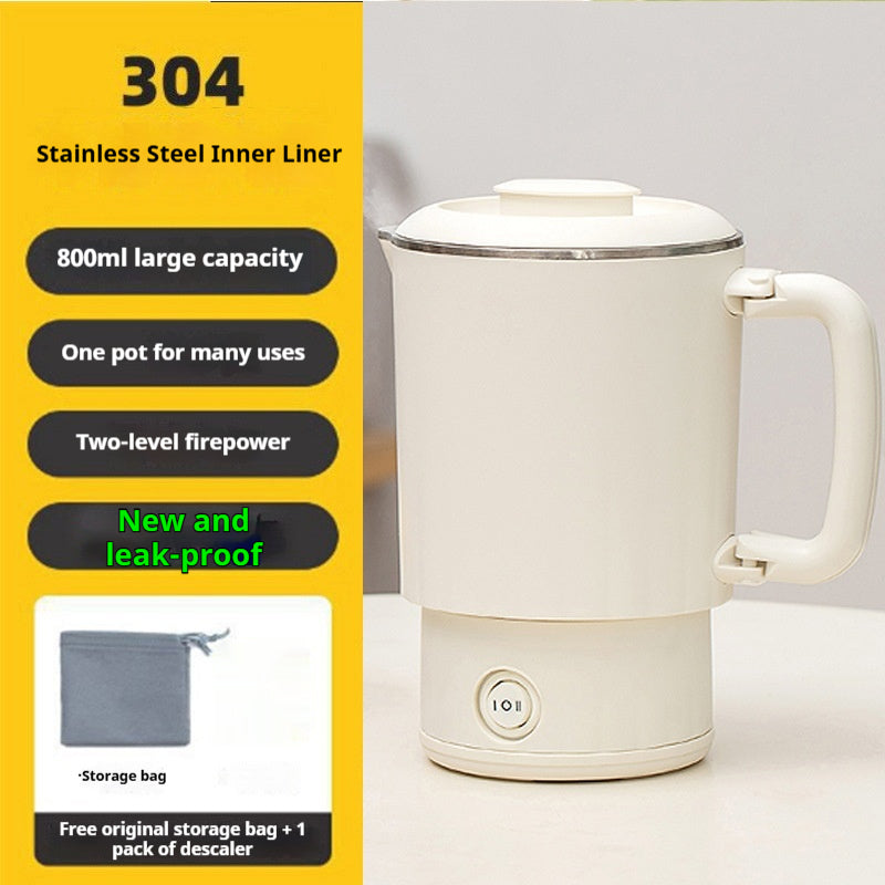 Foldable Travel Water Bottle — Leak-Proof, Packs Flat