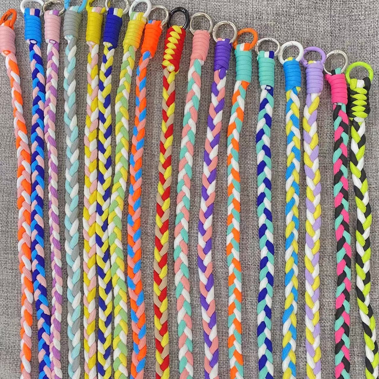 Braided Phone Lanyard — Long Crossbody Strap