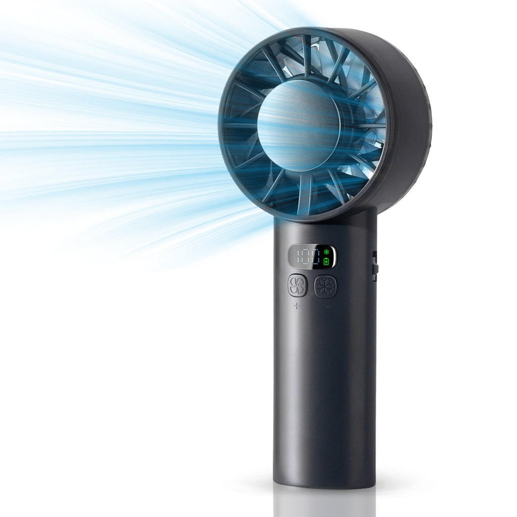 Turbo Handheld Fan — 5000mAh Battery, Adjustable Speed