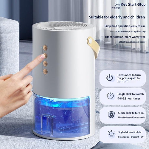 Compact Home Dehumidifier — Quiet Damp & Condensation Control