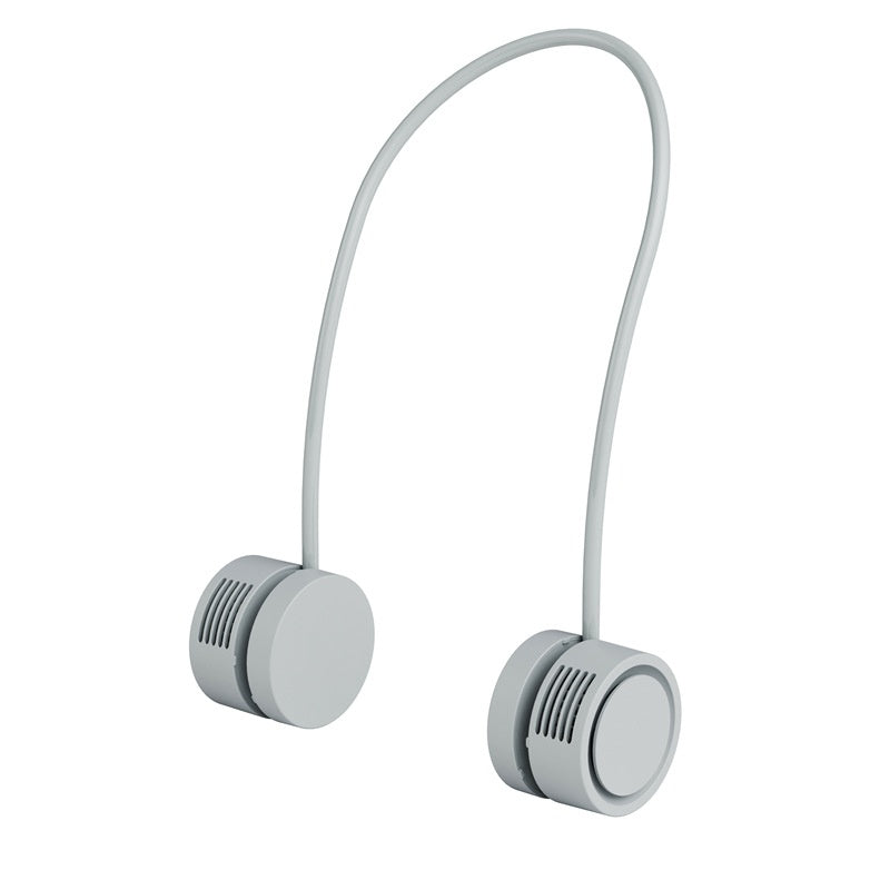 Hands-Free Neck Fan — USB Rechargeable Wearable Cooling