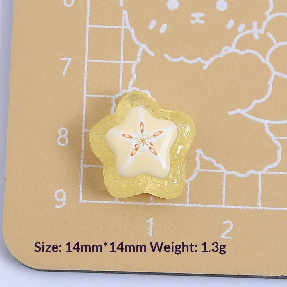 Fake Ice Fruit Resin Pieces — DIY Craft & Slime Decoration Set