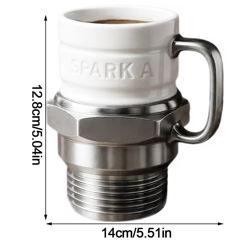 Spark Plug Mug — Novelty Coffee Mug for Car Lovers