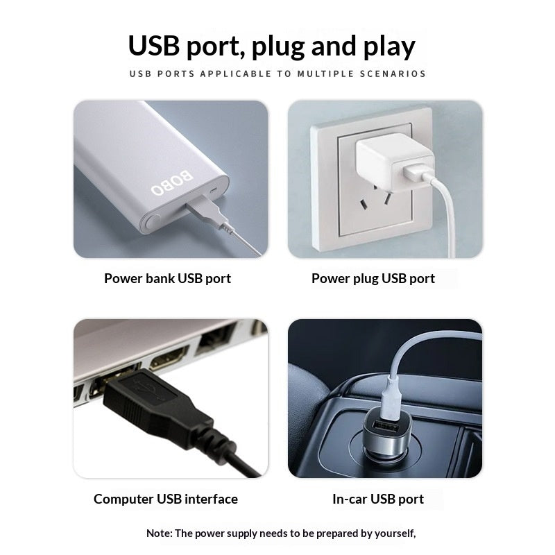 Silent Aquarium Air Pump — Rechargeable, Battery Backup